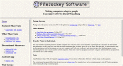 Desktop Screenshot of filejockeysoftware.com