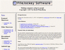 Tablet Screenshot of filejockeysoftware.com
